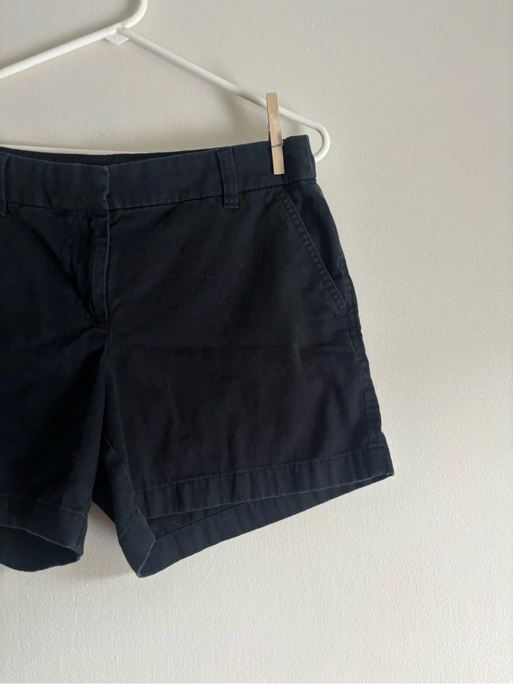 J. Crew Navy Cotton Bermuda Shorts